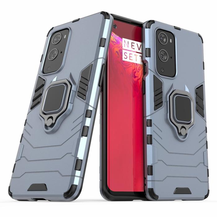 Bild 1, OnePlus 9 Pro - Hybrid Ring Skal - Blå