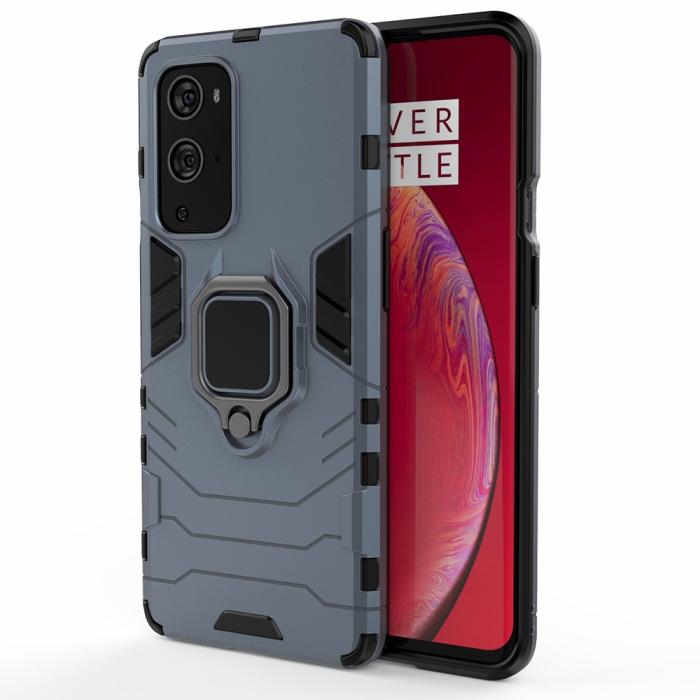 Bild 2, OnePlus 9 Pro - Hybrid Ring Skal - Blå