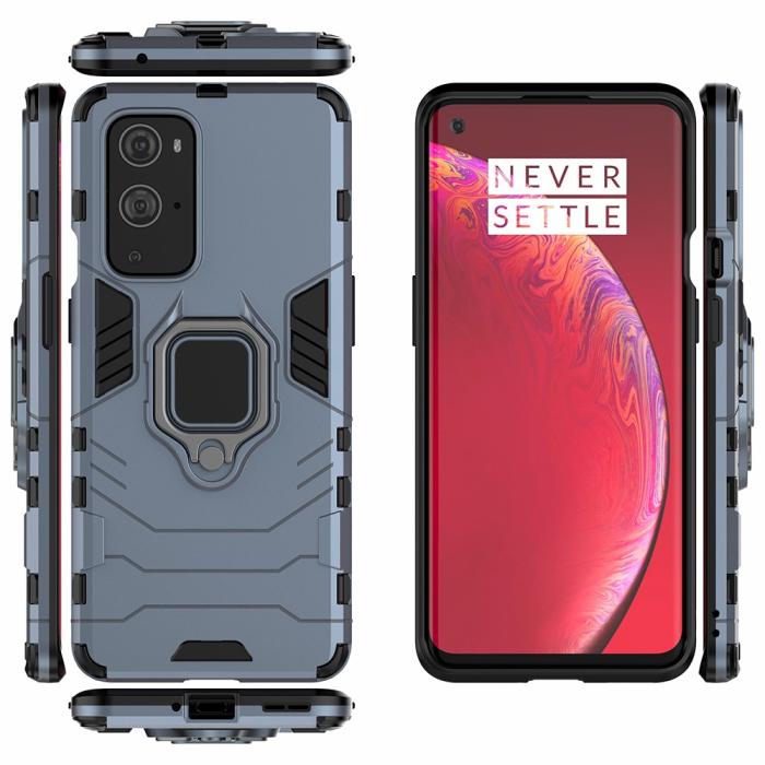 Bild 3, OnePlus 9 Pro - Hybrid Ring Skal - Blå
