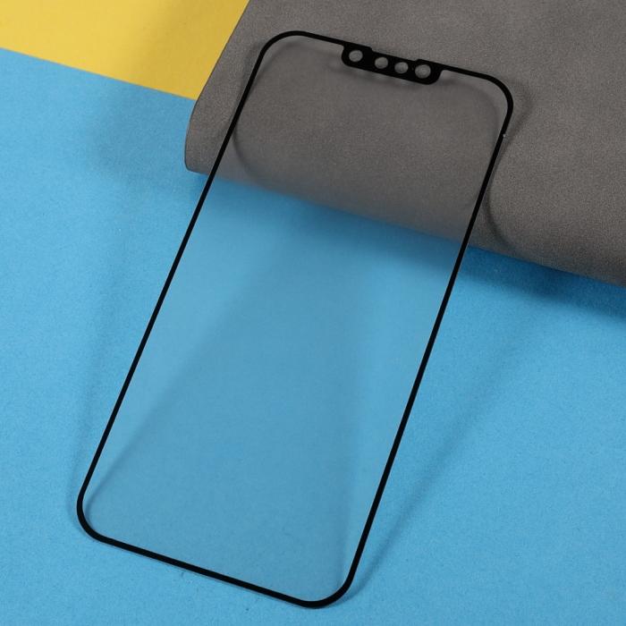 Bild 4, iPhone 14 / 13 / 13 Pro - Heltäckande Skärmskydd I Härdat Glas