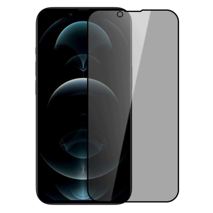 Bild 1, iPhone 14 / 13 / 13 Pro - NILLKIN Privacy Heltäckande Skärmskydd Härdat Glas