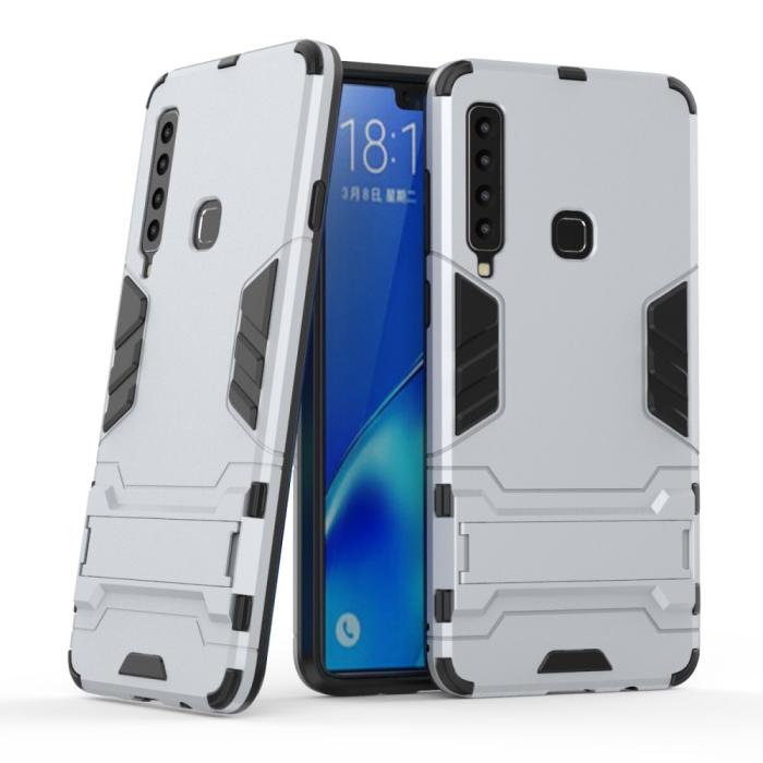 Bild 1, Samsung Galaxy A9 (2018) - Armour Skal - Silver