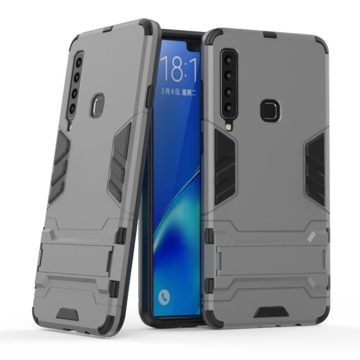 Bild 1, Samsung Galaxy A9 (2018) - Armour Skal - Grå