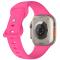 Silikon Armband Butterfly Apple Watch 41/40/38 mm (M/L) Hot Pink