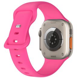 Silikon Armband Butterfly Apple Watch 41/40/38 mm (M/L) Hot Pink