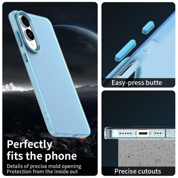 Bild 5, Samsung Galaxy S25 Edge Skal Slim Matt Blå