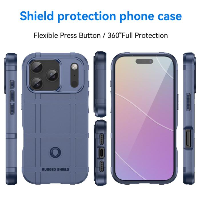 Bild 3, iPhone 18 Pro / 17 Pro Skal Robust Blå