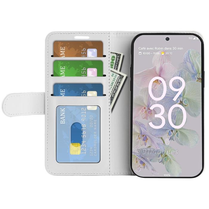 Bild 6, Google Pixel 6A Fodral Läder Vit