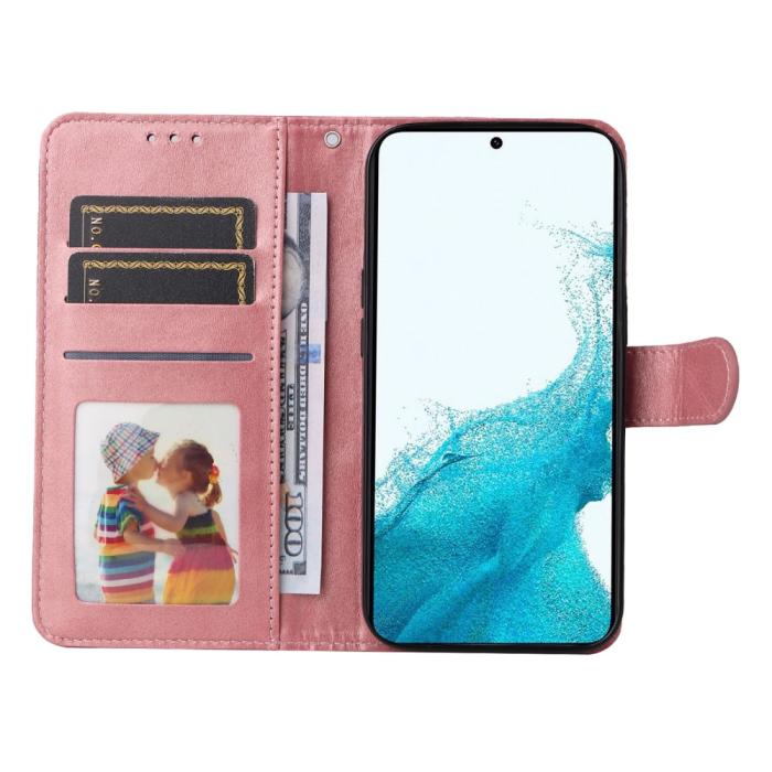 Bild 2, Samsung Galaxy A54 5G Fodral Läder Roséguld