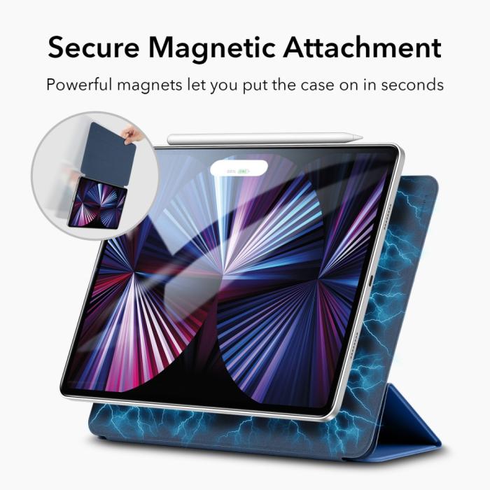 Bild 2, ESR iPad Pro 11 (2020/2021) 2in1 Magnetiskt Fodral Blå