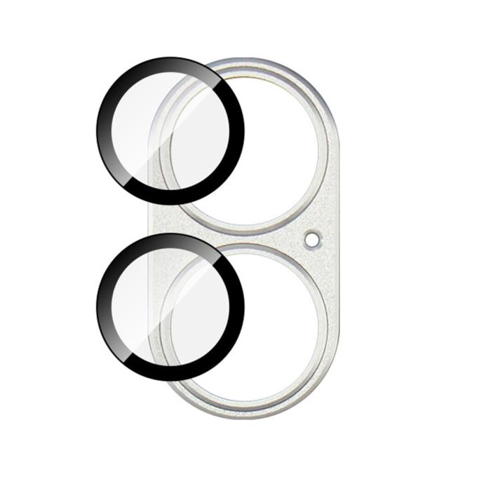 Bild 4, IMAK iPhone 16/16 Plus Linsskydd Silver