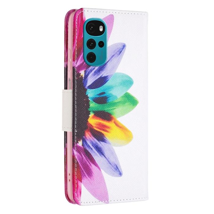 Bild 3, Motorola Moto G22 Fodral Tryck Sun Flower