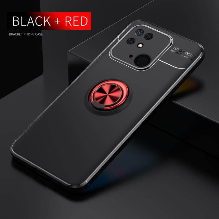 Bild 2, Xiaomi Redmi 10C Skal Ring Svart/Röd