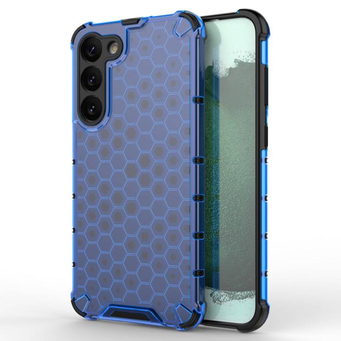 Bild 1, Samsung Galaxy S23 Plus Skal Honeycomb Hybrid Blå