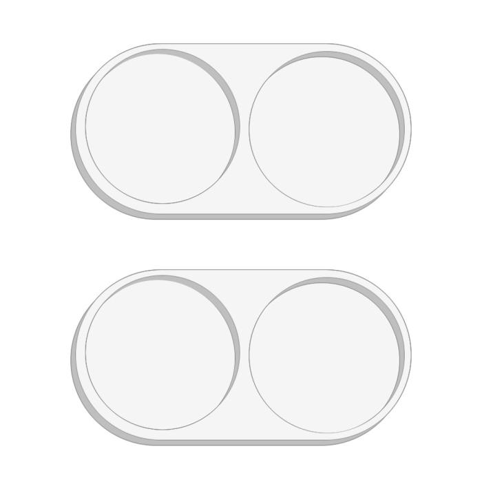 Bild 2, Samsung Galaxy Z Flip 8 2-PACK Linsskydd Härdat Glas