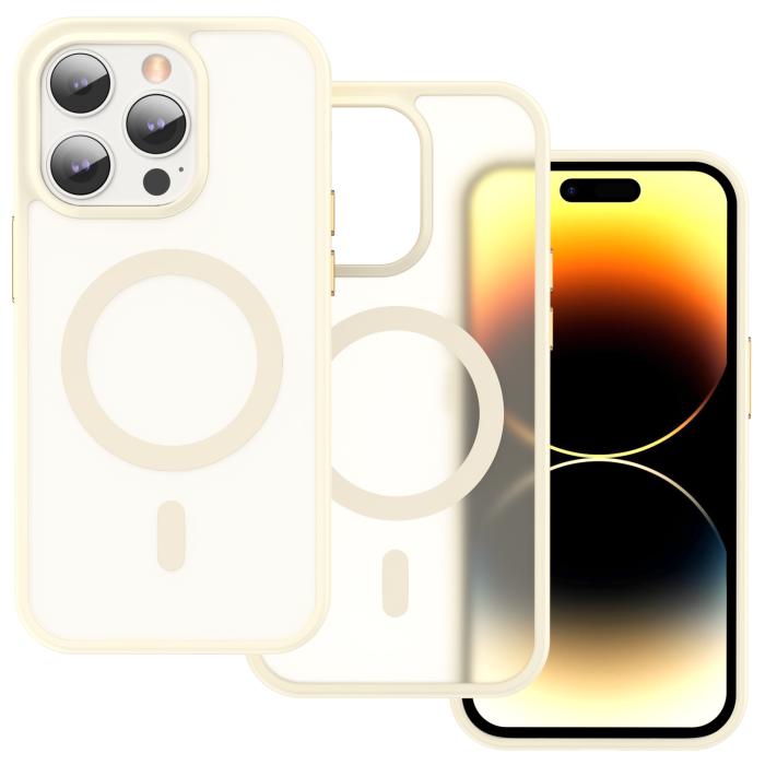 Bild 2, ColorPop iPhone 14 Pro Max Skal CH MagSafe Matt Off White