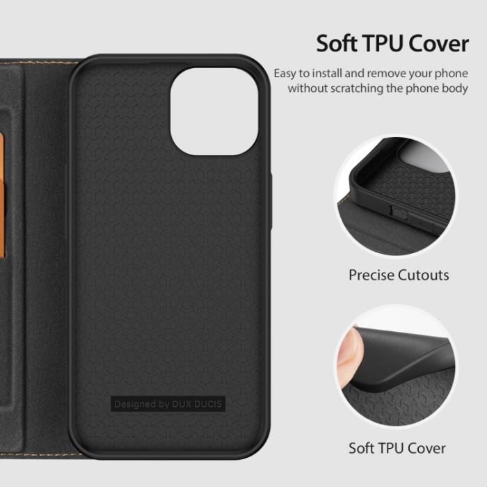 Bild 5, DUX DUCIS iPhone 14 Fodral Skin X2 Premium Svart