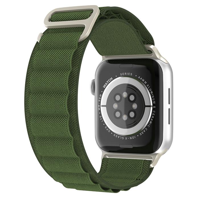 Bild 1, Apple Watch 42/44/45/49 mm Armband Alpine Pro Loop Army Green