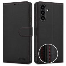 Tech-Protect Galaxy A57 5G Fodral L&auml;der Svart / R&ouml;d