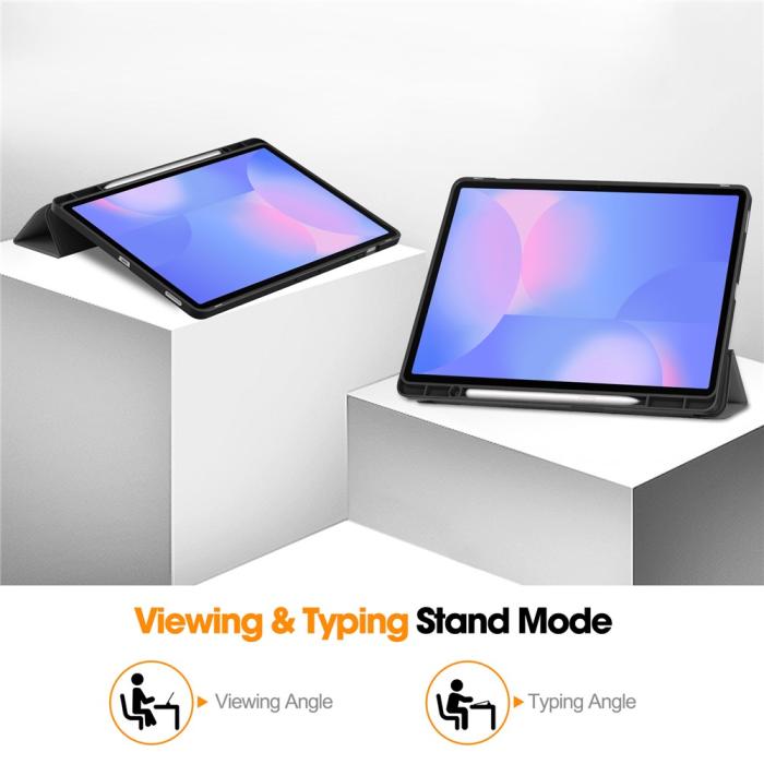 Bild 3, Samsung Galaxy Tab S10 FE Plus Fodral Tri-Fold Pennhållare