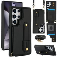 Samsung Galaxy S26 Ultra Skal Multifunktionellt L&auml;der Svart