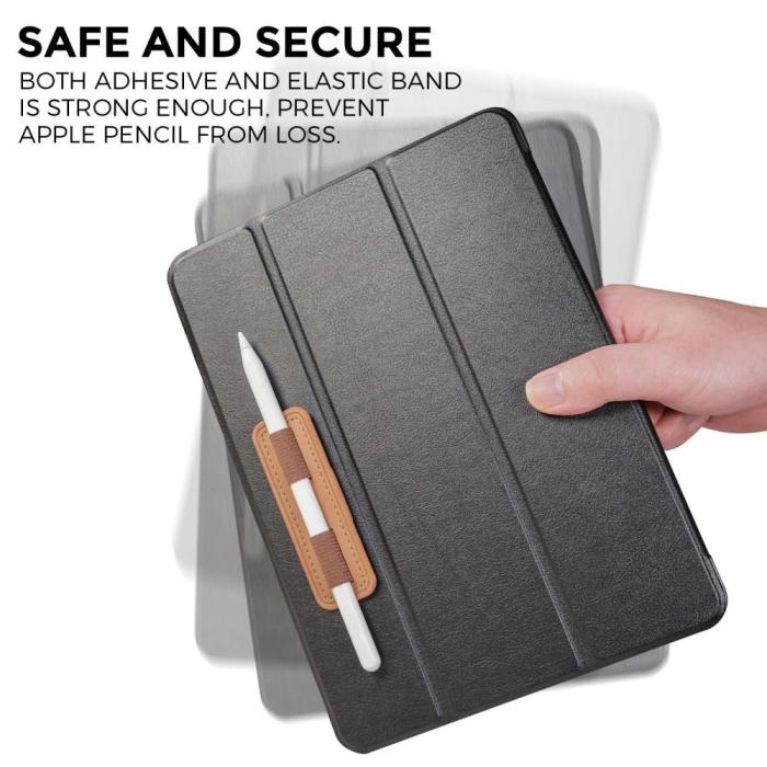 Bild 4, AHASTYLE Universal Stylus Pennhållare I PU-Läder Brun
