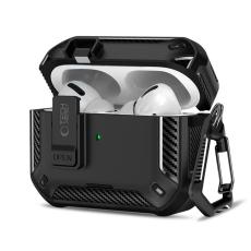 Tech-Protect AirPods Pro 3 Skal MagSafe Carbonox Svart