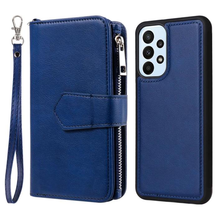 Bild 1, Samsung Galaxy A23 5G 2in1 Magnet Skal / Plånboksfodral Blå