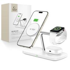 Tech-Protect 3in1 15W Tr&aring;dl&ouml;s Magnetisk MagSafe Laddare Vit