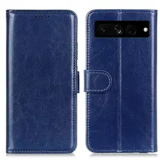Google Pixel 7 Pro Fodral Crazy Horse Blå