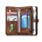 iPhone 6/6S Plus - CASEME 2-i-1 Multifunktionellt Plånboksfodral - Brun