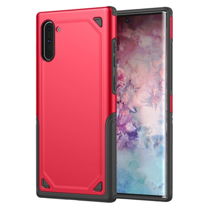 Bild 1, Samsung Galaxy Note 10 - Armour Skal - Röd