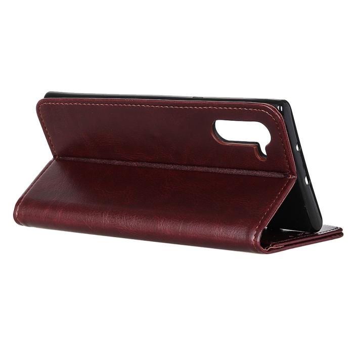 Bild 4, Samsung Galaxy Note 10 - Plånboksfodral - Brun