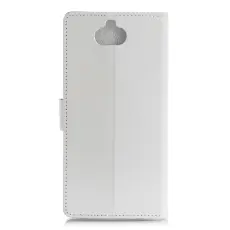 Sony Xperia 10 Plus - Plånboksfodral Litchi - Vit