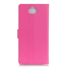 Sony Xperia 10 Plus - Plånboksfodral Litchi - Rosa
