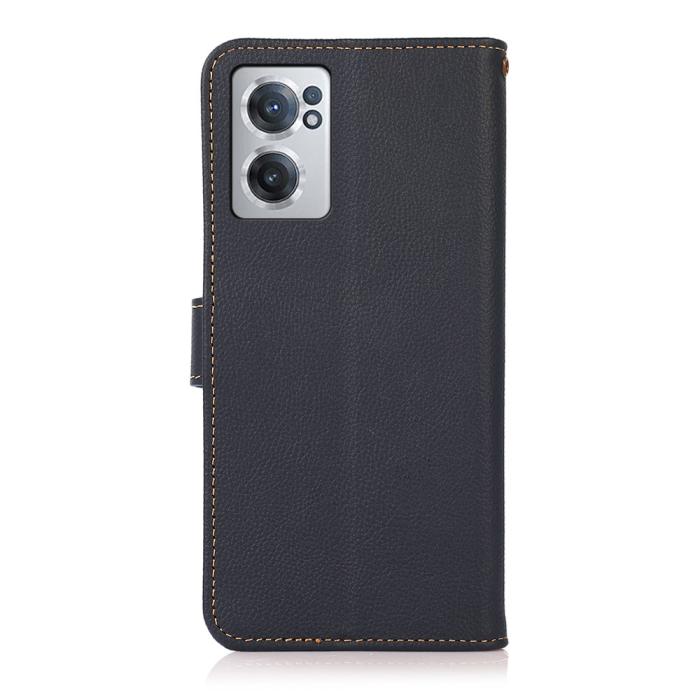 Bild 3, KHAZNEH OnePlus Nord CE 2 5G Fodral RFID Äkta Läder Blå