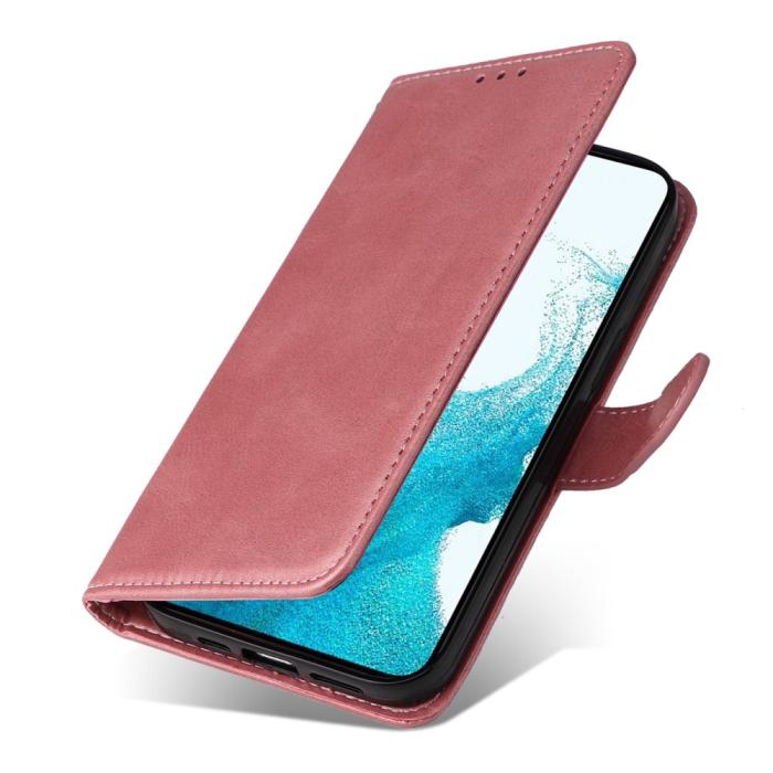 Bild 5, Samsung Galaxy A54 5G Fodral Läder Roséguld
