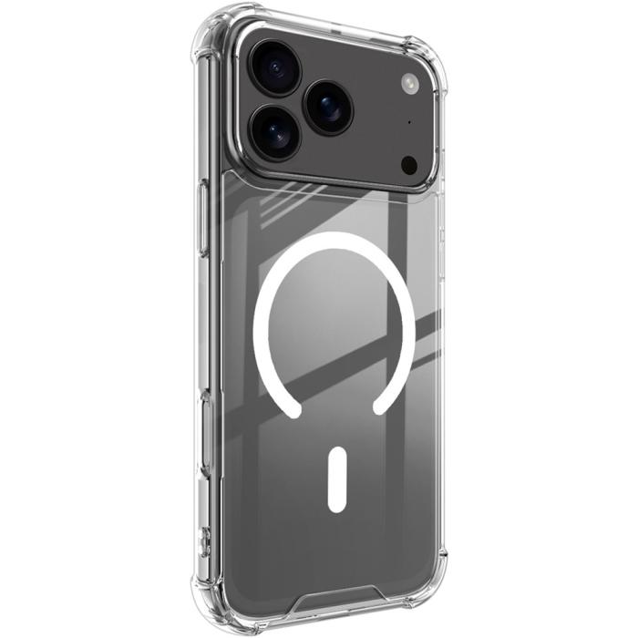 Bild 2, IMAK iPhone 17 Pro Max Skal MagSafe Shockproof Transparent