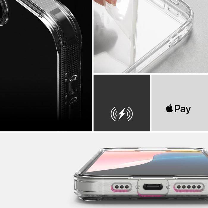 Bild 5, Ringke iPhone 17e / 16e Skal Fusion Transparent