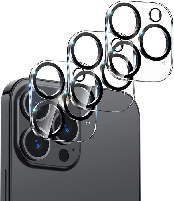 Bild 1, [3-Pack] iPhone 14 Pro Linsskydd I Härdat Glas