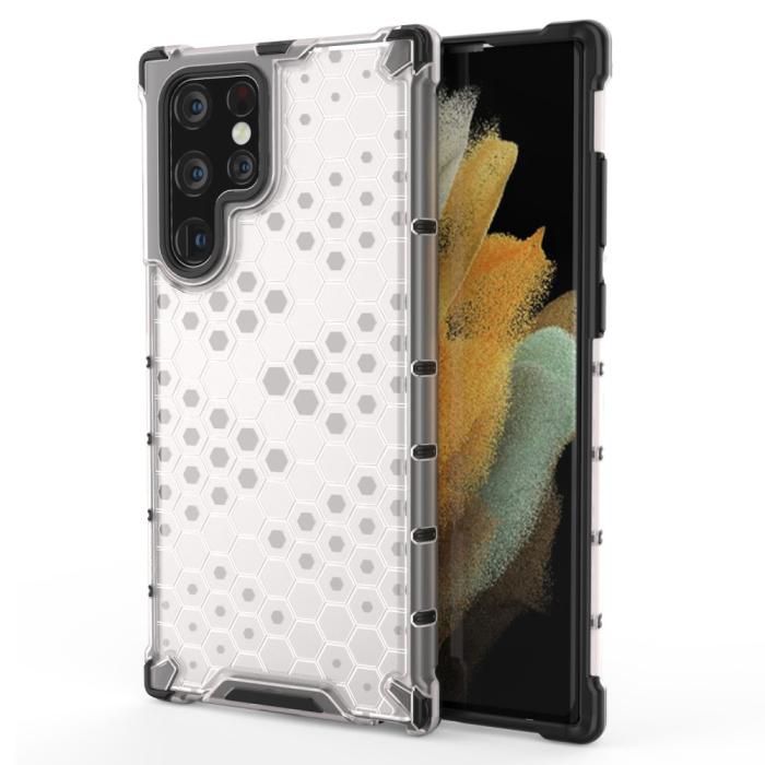 Bild 1, Samsung Galaxy S22 Ultra Skal Armor Honeycomb Grå