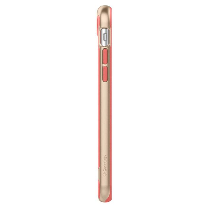 Bild 5, Spigen Caseology iPhone 7/8/SE Skal Parallax Coral Pink
