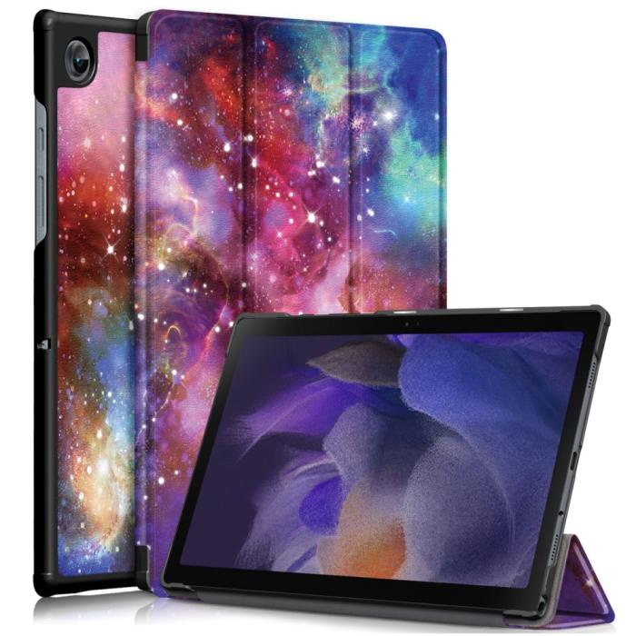 Bild 1, Samsung Galaxy Tab A8 10.5 (2021) Fodral Tri-Fold Cosmic Space