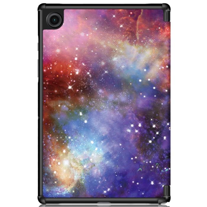 Bild 3, Samsung Galaxy Tab A8 10.5 (2021) Fodral Tri-Fold Cosmic Space