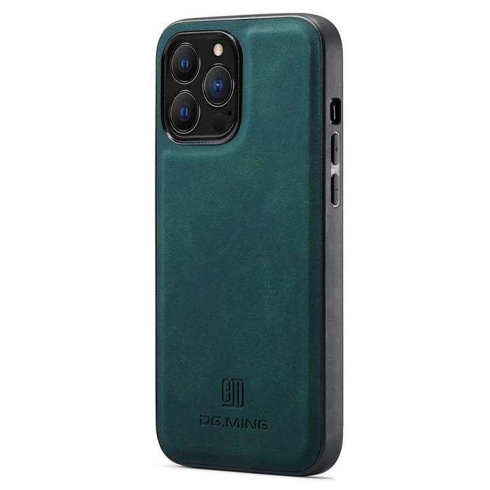 Bild 2, DG.MING iPhone 14 Pro Max Skal Läderbelagt Grön