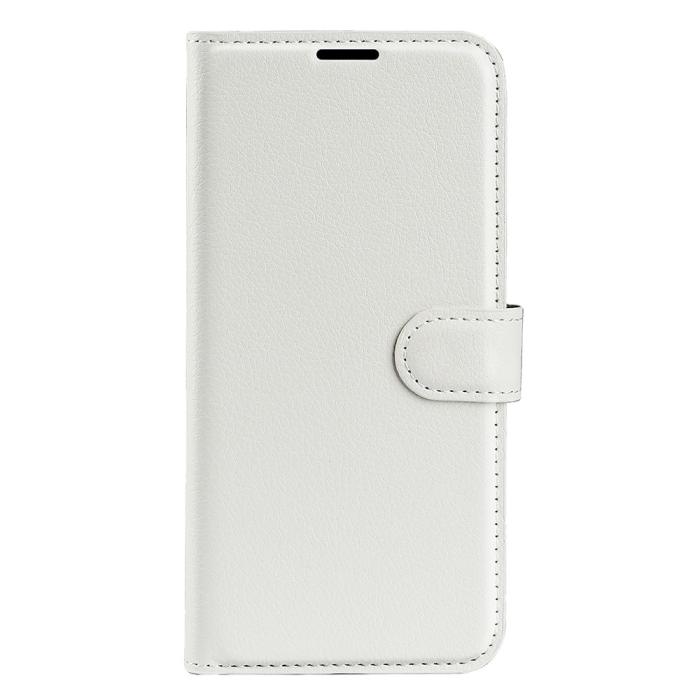 Bild 5, Xiaomi Redmi 12C 4G Fodral Litchi Läder Vit