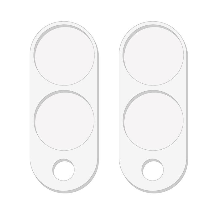 Bild 2, Samsung Galaxy Z Fold 8 2-PACK Linsskydd Härdat Glas