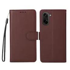 OnePlus Nord CE5 Pl&aring;nboksfodral L&auml;der Brun