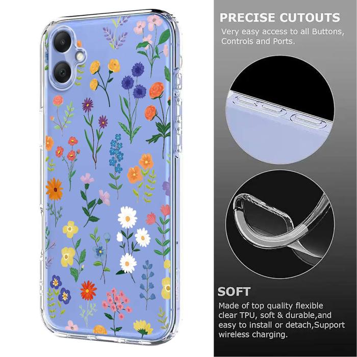 Bild 6, Samsung Galaxy A07 4G Skal Med Tryck Blommor