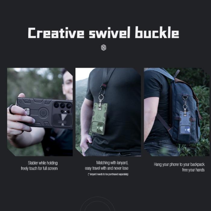 Bild 5, NILLKIN Galaxy S23 Ultra Skal CamShield Armor Pro Blå